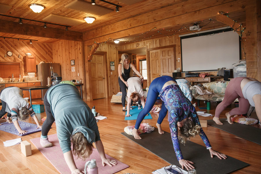 Yoga Class at Emilee's Healing Hut